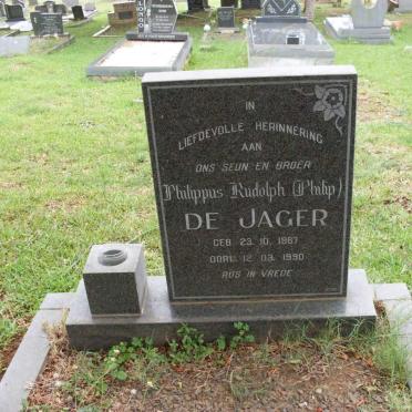 JAGER Philippus Rudolph, de 1967-1990