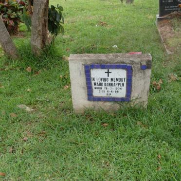 KANNIAPPEN  Maud 1904-1988