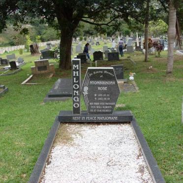 MHLONGO Ntombikhona Rose 1955-2002