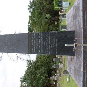 5. Memorial for the officers who died in the Zulu campaign in 1879