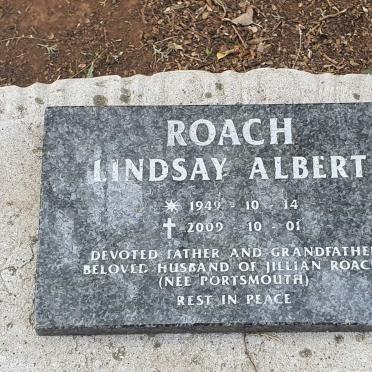 ROACH Lindsay Albert 1949-2009