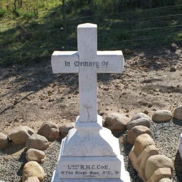 Kwazulu-Natal, KLIPRIVIER district, Wynne Hills, British military cemetery