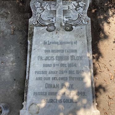 BLOY Francis Edwin 1864-1940 & Dinah -1949