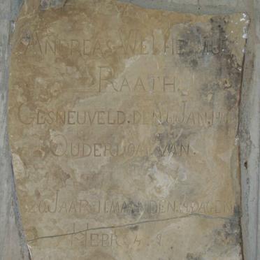 RAATH Andreas Welhelmus -1900