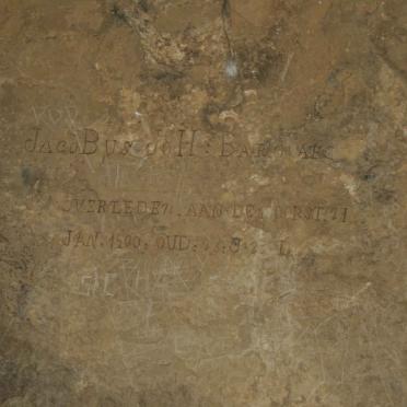 BARNARD Jacobus J. -1900