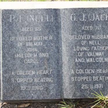 ? G.J. 1900-1971 &amp; P.J. 1915-1980