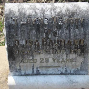 BAUMANN Louisa -1918