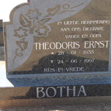 BOTHA Theodoris Ernst 1935-1997