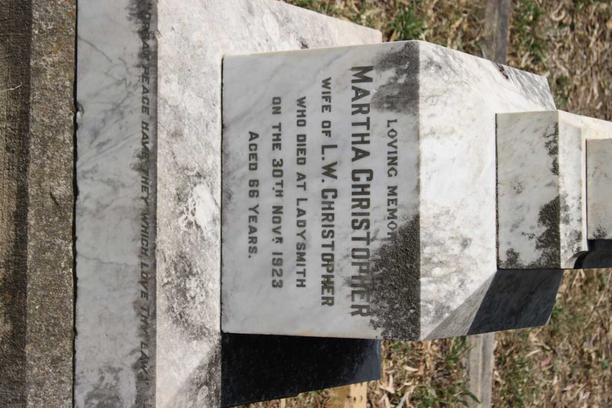 CHRISTOPHER Martha -1923