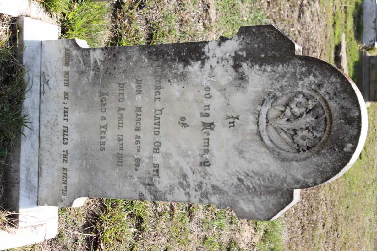 CHRISTIE George David 1905-1911