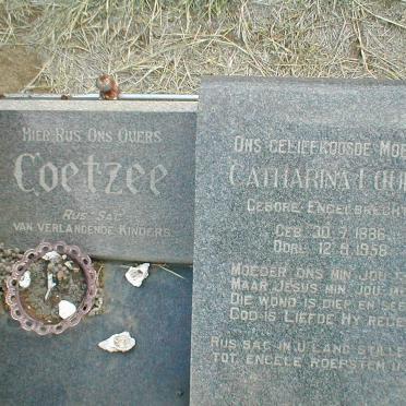 COETZEE Jacobus Francois 1881-1957 &amp; Catharina Louisa  ENGELBRECHT 1886-1958  