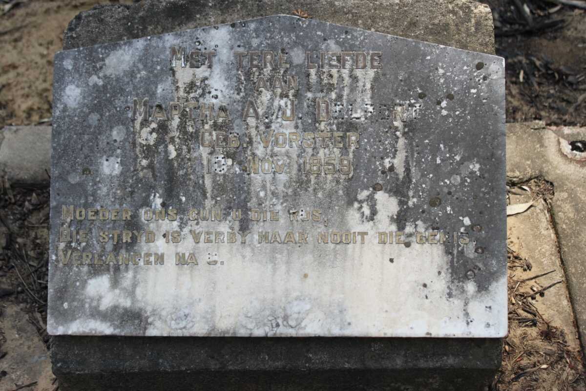 DELPORT Martha A.J. nee VORSTER -1859