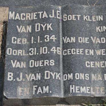 DYK Magrieta J.E., van 1934-1946