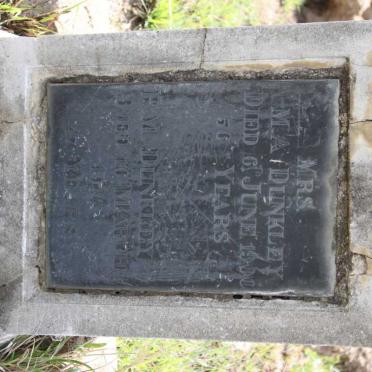 DUNKLEY M.A. -1900 :: DUNKLEY E.M. -?