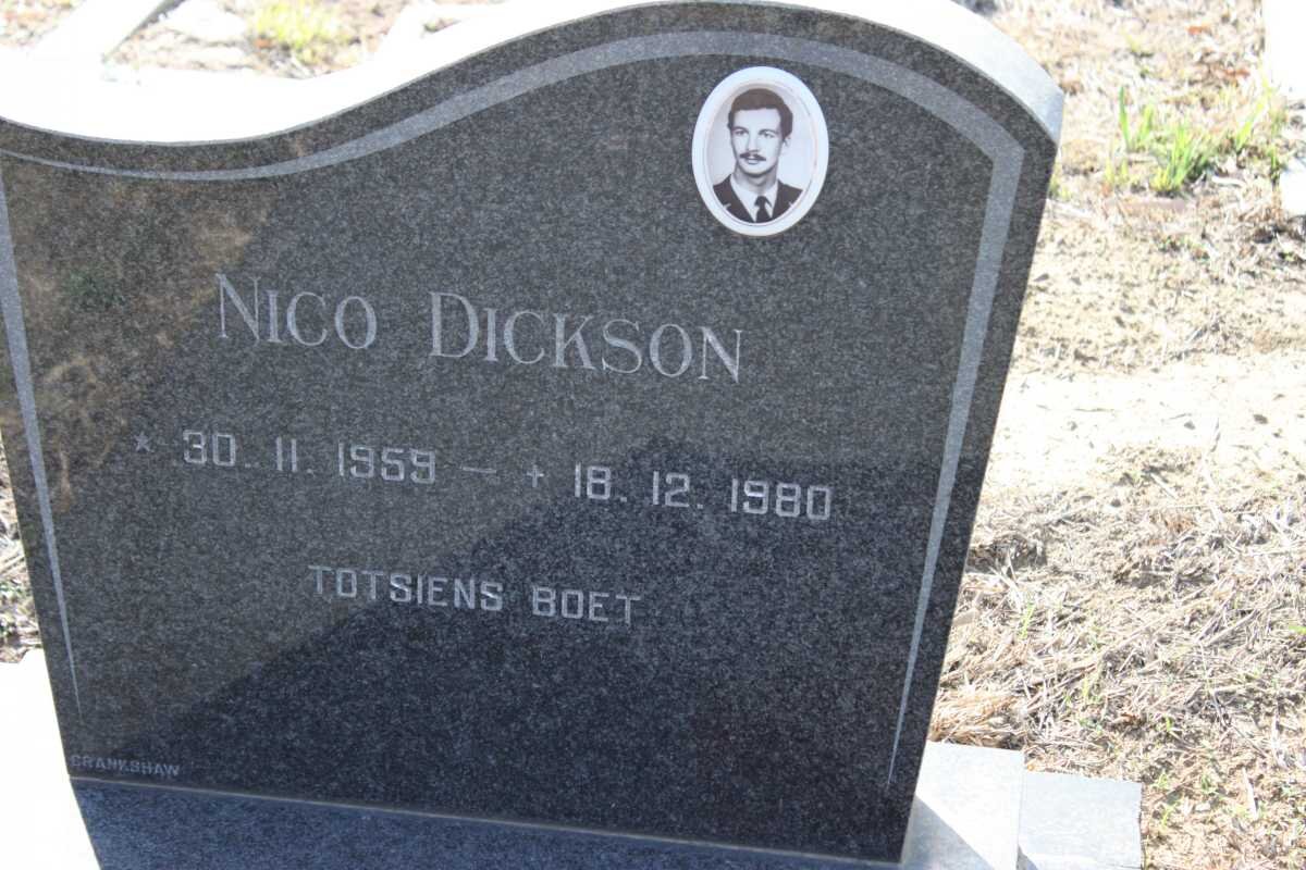 DICKSON Nico 1959-1980