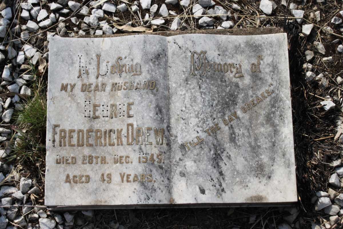 DREW George Frederick -1945