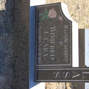 GLASS Winifred Clara 1904-1990