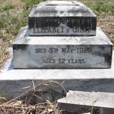 GRAY Elizabeth  -1926