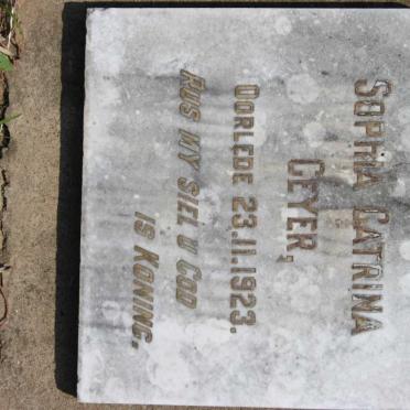 GEYER Sophia Catrina -1923