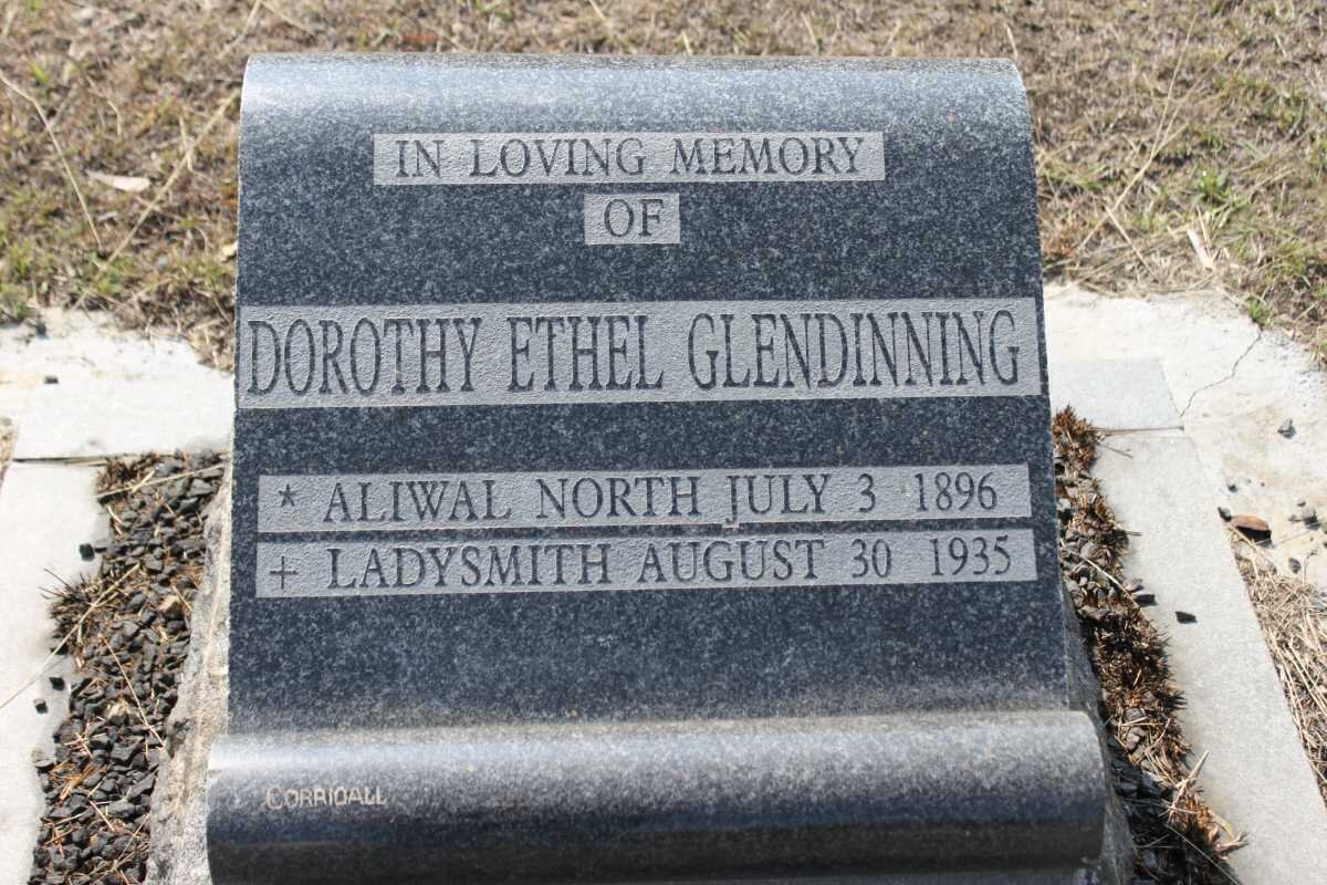 GLENDINNING Dorothy Ethel 1896-1935