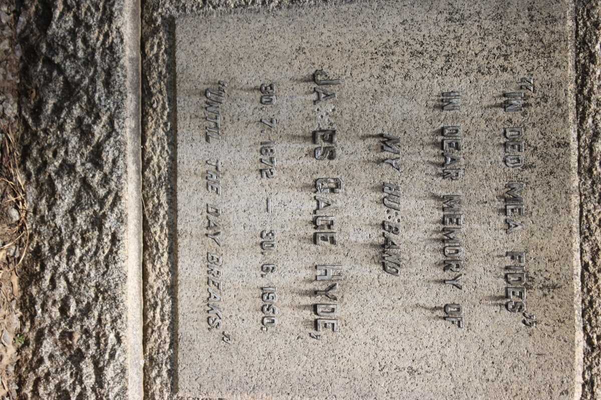 HYDE James Gage 1872-1950