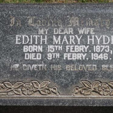 HYDE Edith Mary 1873-1946