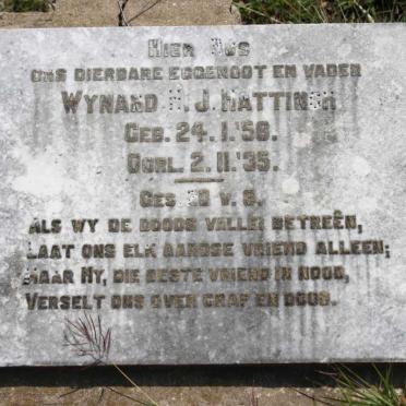 HATTINGH Wynand H.J. -1858-1935