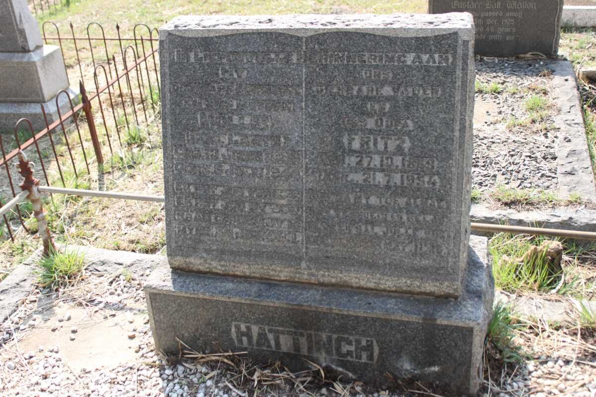 HATTINGH Fritz 18??-1954 &amp; ?