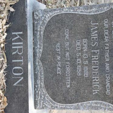 KIRTON James Frederick 1889-1958