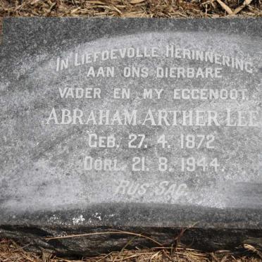LEE Abraham Arther 1872-1944