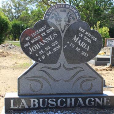 LABUSCHAGNE Johannes 1931-1990 &amp; Maria 1937-