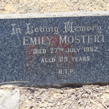 MOSTERT Emily -1952