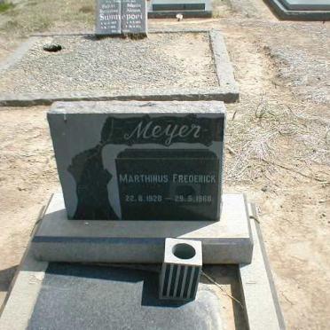 MEYER Marthinus Frederick 1928-1968
