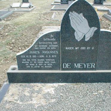 MEYER James Johannes, de 1913-1973