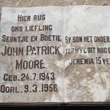 MOORE John Patrick 1943-1956