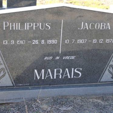 MARAIS Phillippus 1910-1990 &amp; Jacoba 1907-1978