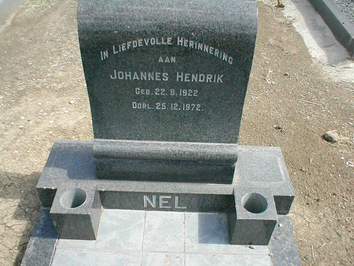 NEL Johannes Hendrik 1922-1972