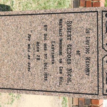 NICOL Robert Geddes -1899