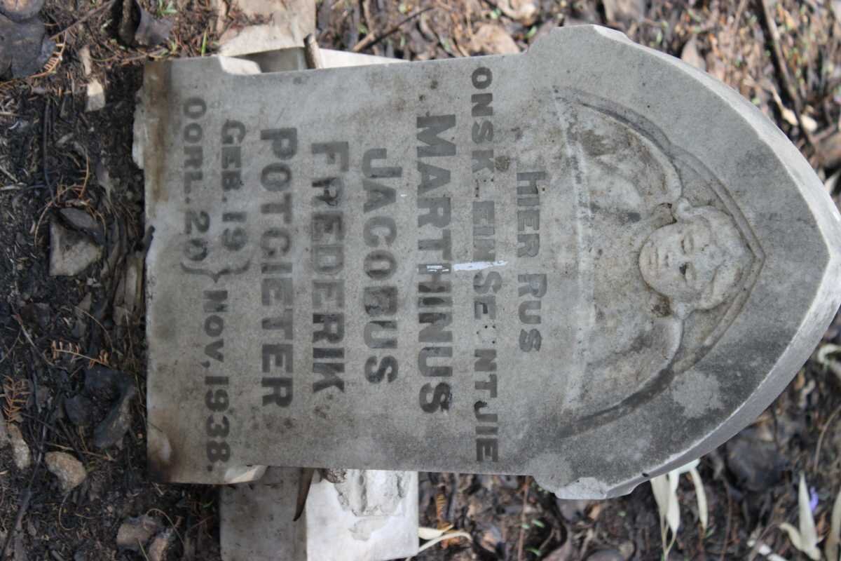 POTGIETER Marthinus Jacobus Frederik 1938-1938