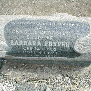 PEYPER Barbara 1952-1973