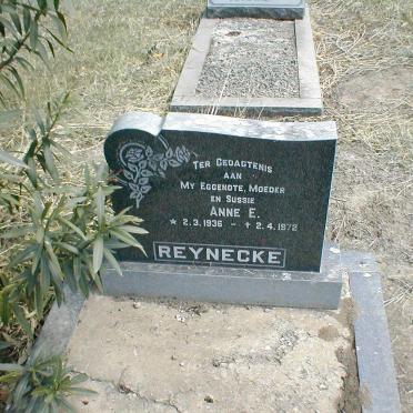 REYNECKE Anne E. 1936-1972