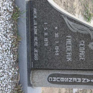 RENSBURG George Frederik, Janse van 1949-1978