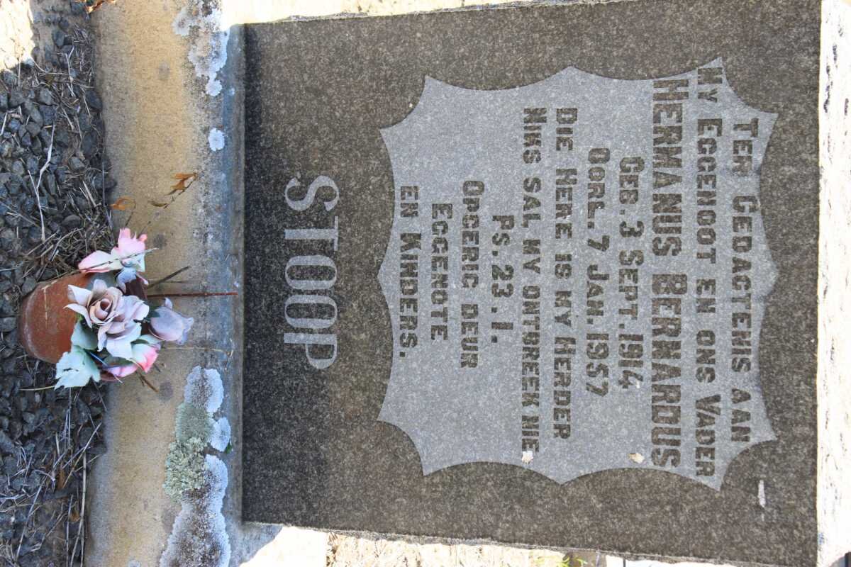 STOOP Hermanus Bernardus 1914-1957