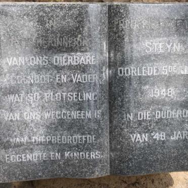 STEYN Frederick Pretorius -1948