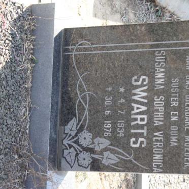 SWARTS Susanna Sophia Veronica 1934-1976