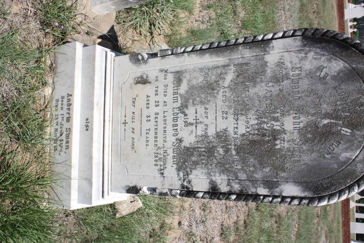 SWAN Edward John -1896 :: SWAN William Edward -1898 :: SWAN Andrew 1874-1913