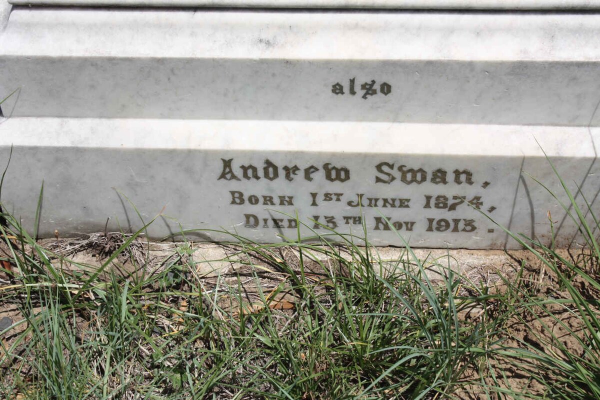 SWAN Andrew 1874-1913