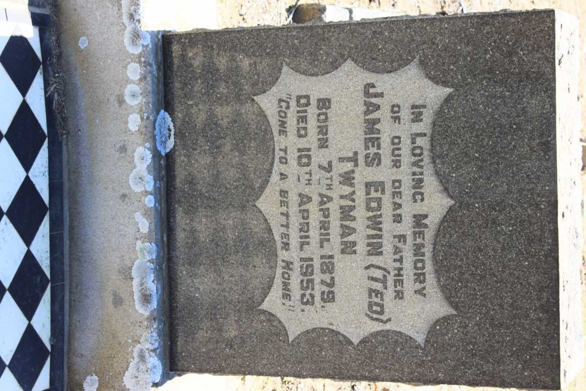 TWYMAN James Edwin 1879-1953