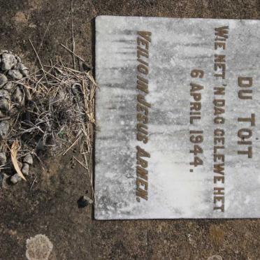 TOIT Frederika, du 1944-1944