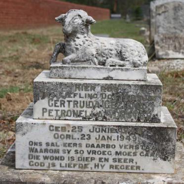 VORSTER Gertruida Gezina Petronella 1946-1949